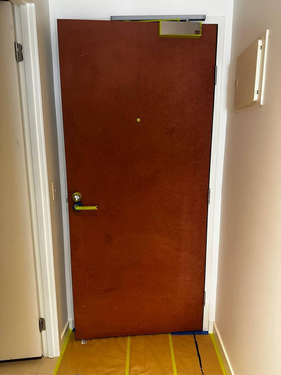Interior Door Respray before