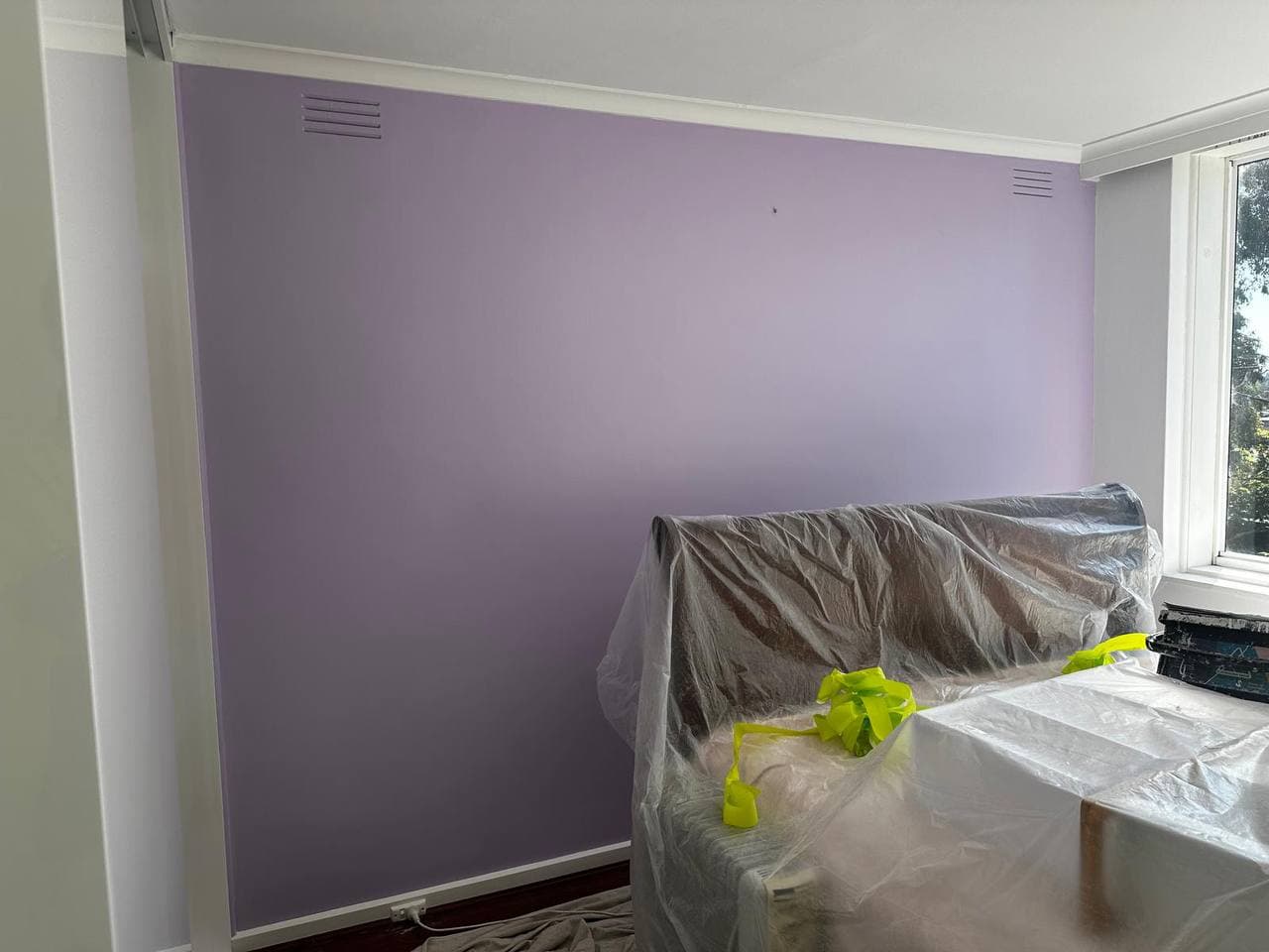 Bedroom Feature Wall after