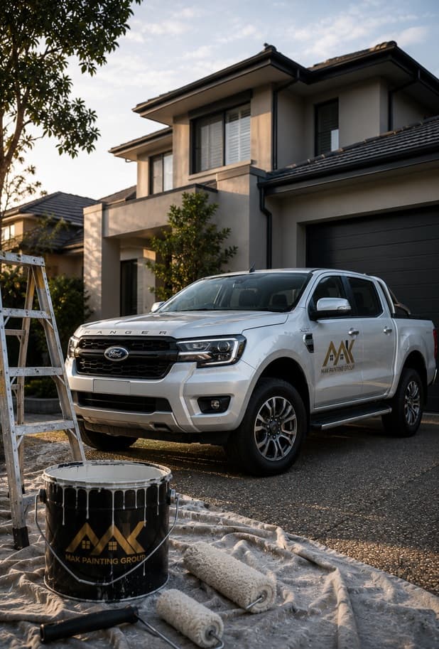 MAK Painting Group — Melbourne painting services van